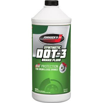 Dầu phanh Johnsen's DOT-3  946ML - Made in USA