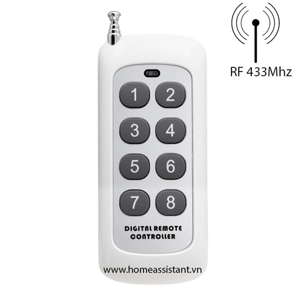 Remote Rf 433Mhz, Điều Khiển Từ Xa 4 Nút