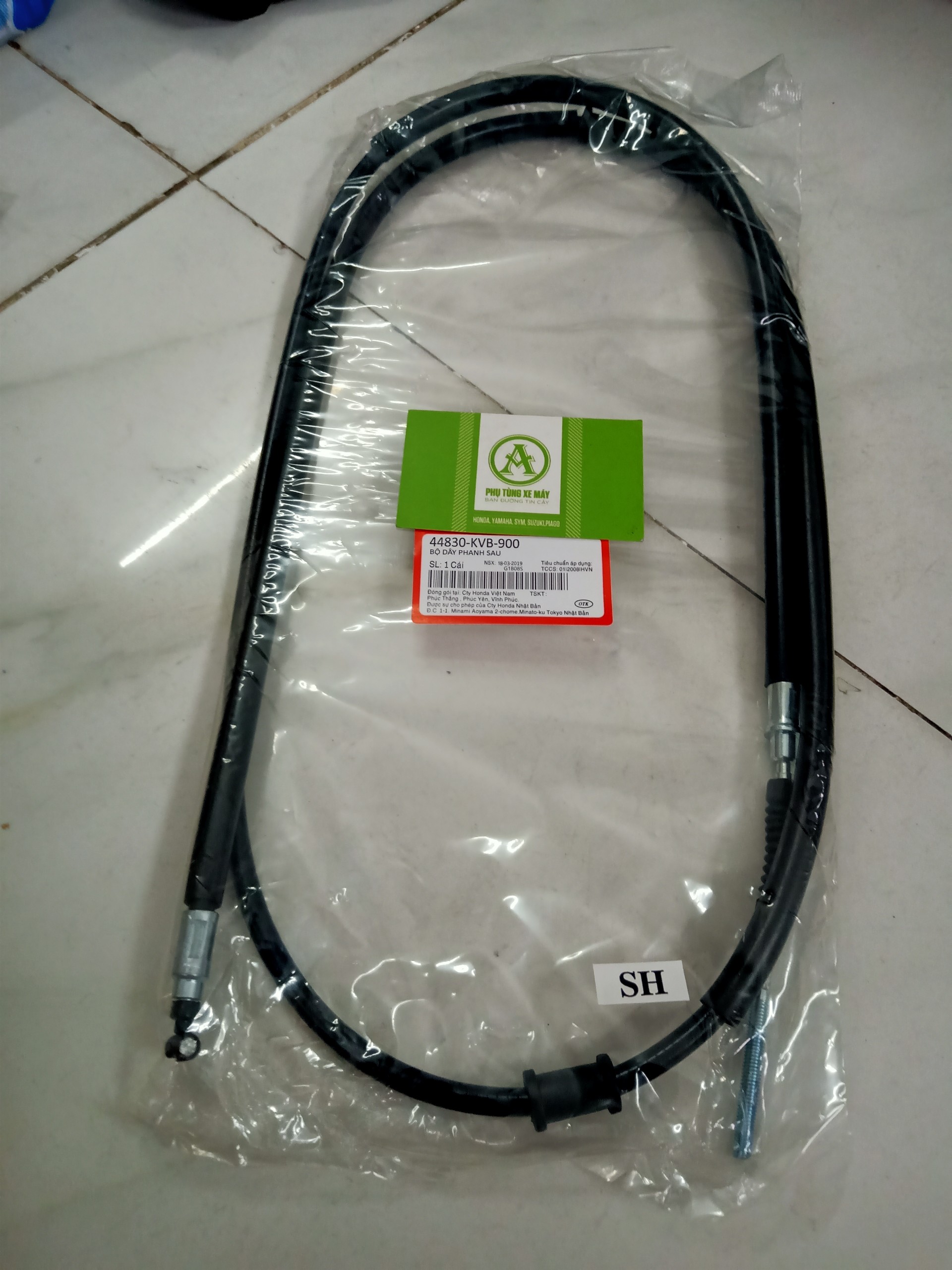 Dây thắng sau DYLAN, SH Ý - VIỆT NAM PS @ dài 195cm