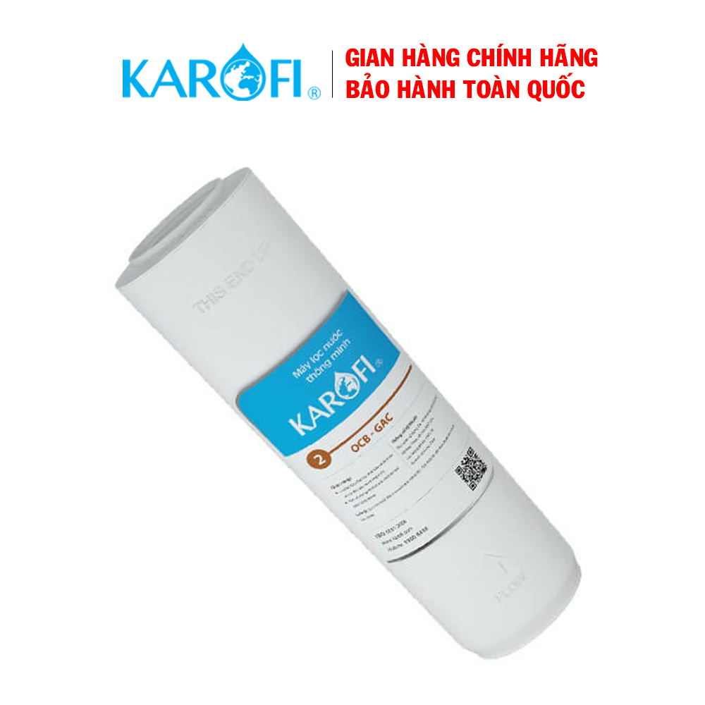 Lõi lọc nước số 1 Karofi, Lõi lọc số 2, Lõi lọc nước số 3 - Hàng chính hãng