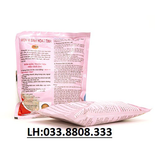 Men vi sinh hoạt tính - men ủ thức ăn vi sinh hoạt tính được dùng để lên men thức ăn, sẽ giúp chúng ta làm chín thứ