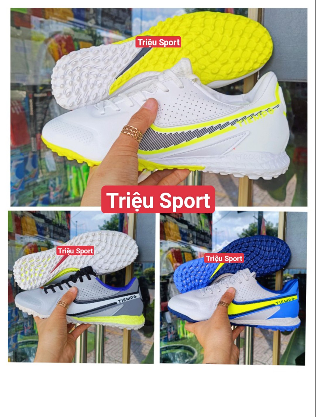 Giày Đá Bóng Tiempo legend 9 Pro TF ( Tặng khâu đế + túi rút + hộp + tất )