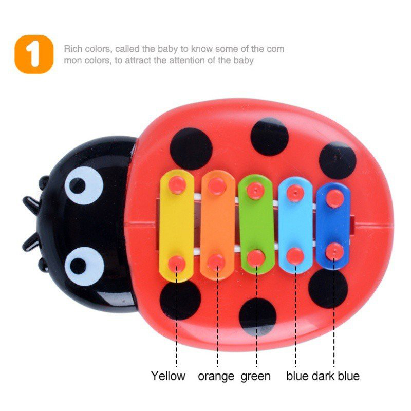 Đồ Chơi Đàn Gõ Mini Hình Con Bọ Dễ Thương