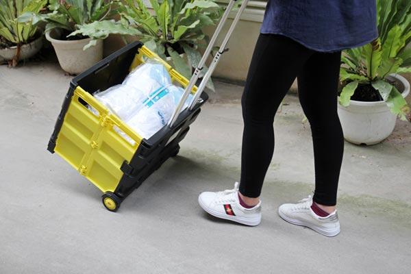 Xe kéo hàng rút gọn ADVINDEQ HT-SP02 (Tải trọng 35kg)