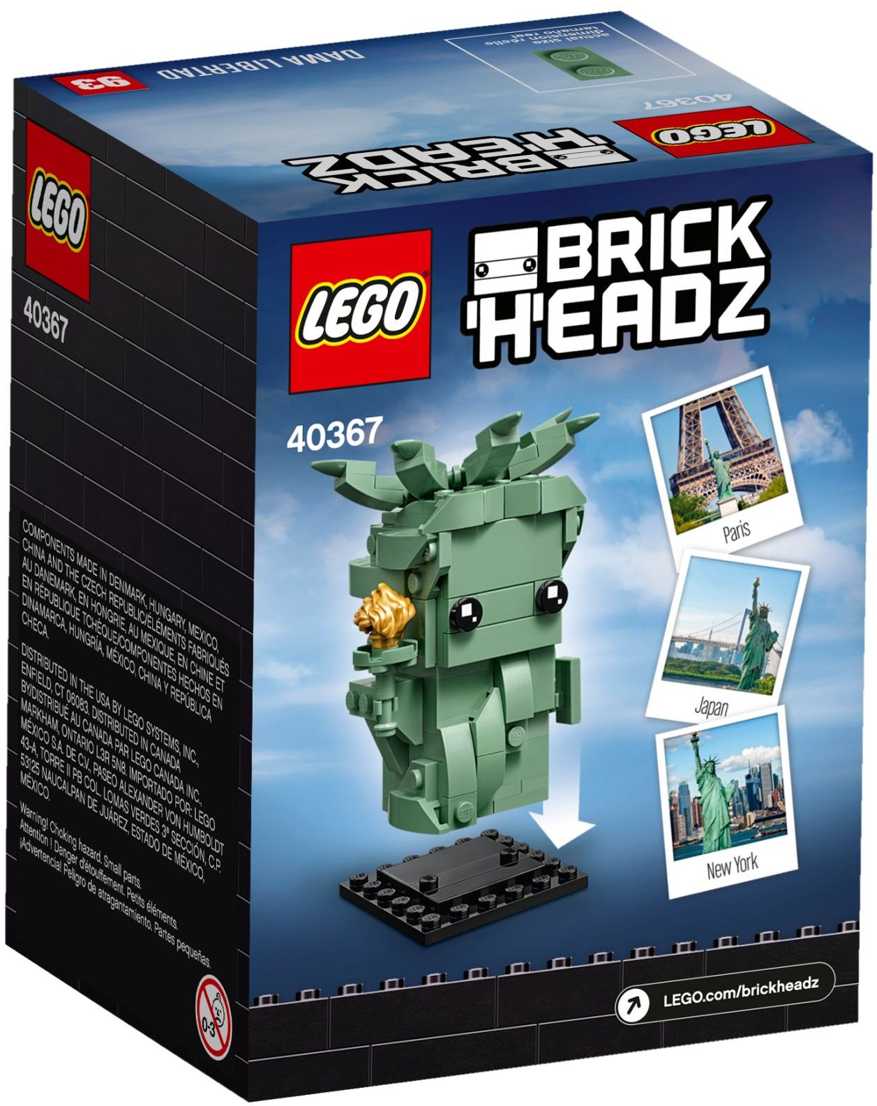 LEGO BrickHeadz 40367 Nữ thần Tự do (Exclusive) - Haypley