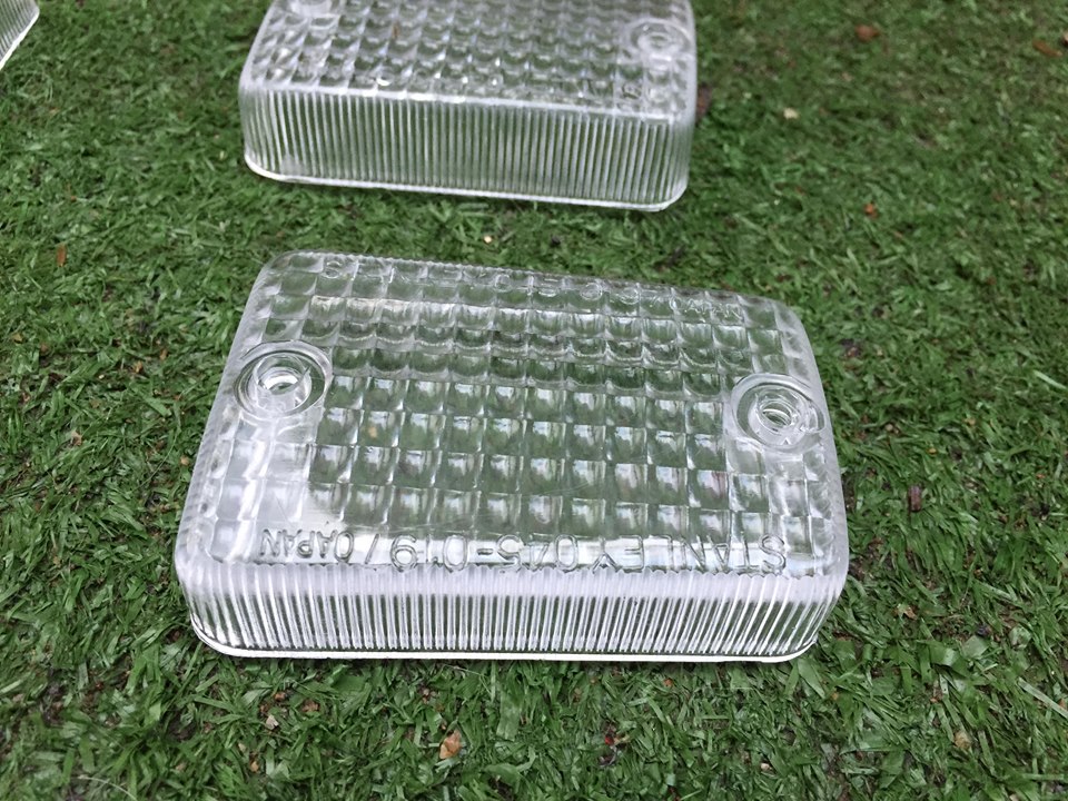 4 chụp xinhan bằng nhựa trắng trong cho cub đèn vuông