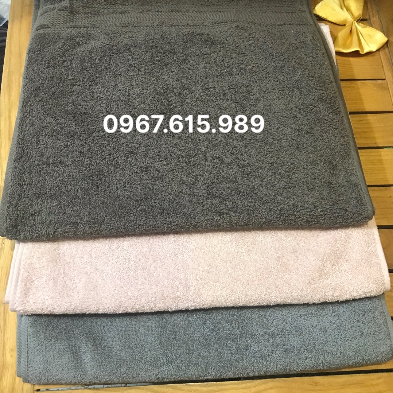 Khăn gội đầu cotton - thanh lý giá rẻ
