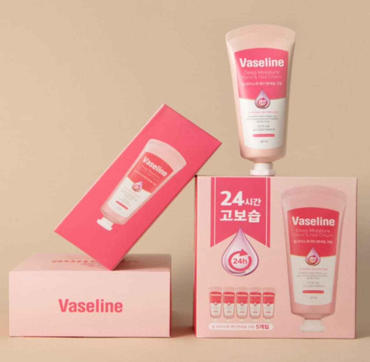 Kem dưỡng da tay/ da chân Vaseline 60ml Hàn Quốc