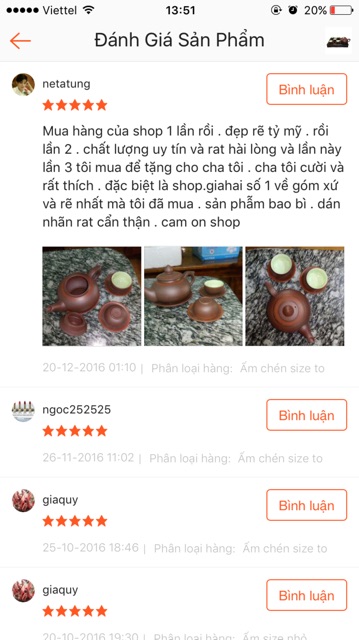 Ấm chén Bát Tràng
