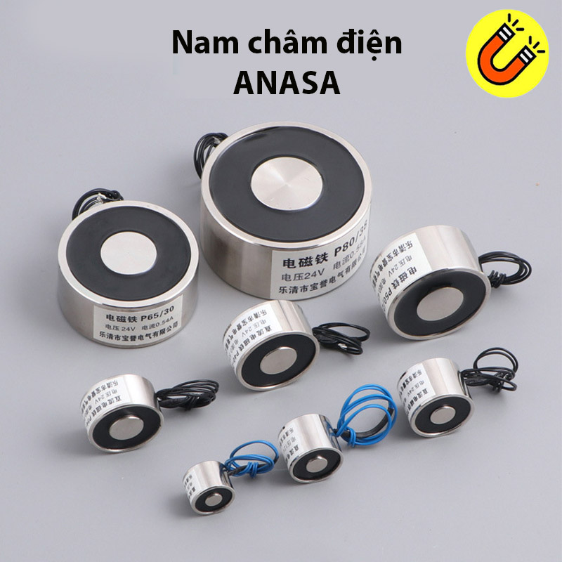 Nam châm điện 12v 24v nhiều kích thước