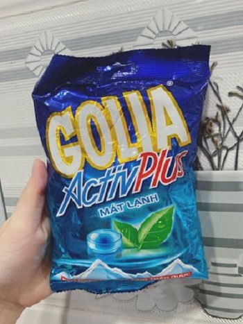 Kẹo Bạc Hà Golia Activ Plus 34 Viên