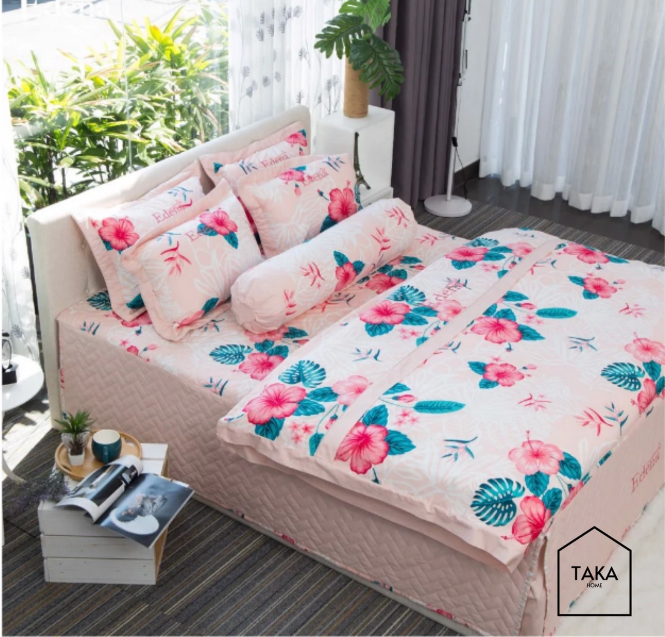 Bộ chăn ra Cotton In 449 Edena