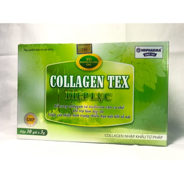 [HCM][Chính hãng] Diệp lục COLLAGEN TEX dạng gói