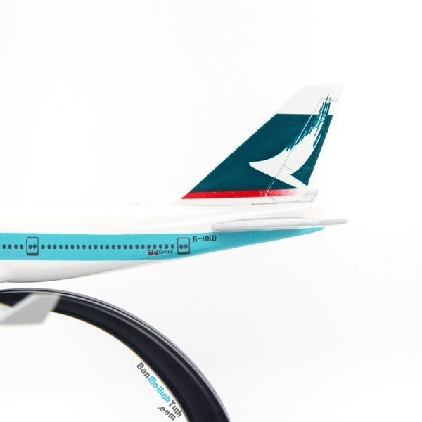 [HCM]Mô hình máy bay Cathay Pacific Boeing B747 16cm Everfly