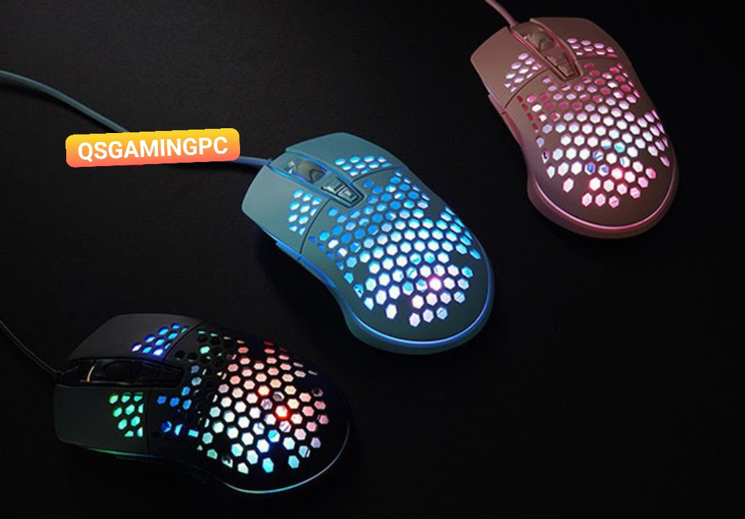 Chuột game Akko LW325 Blue-black-pink