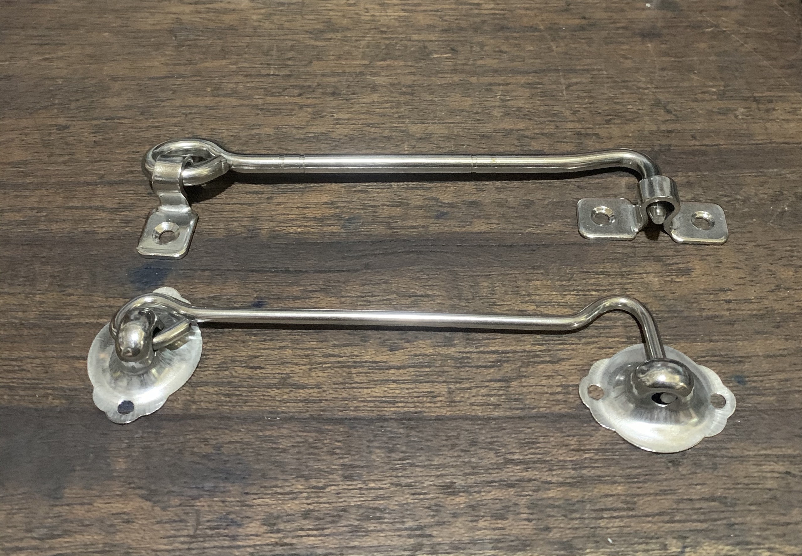 2 cái Móc gió cửa inox dài 15cm