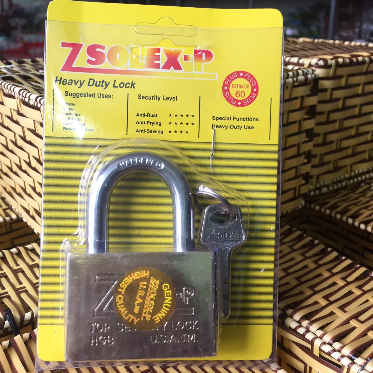 [HCM]Ổ khóa Zsolex 60mm Cao Cấp U.S.A.