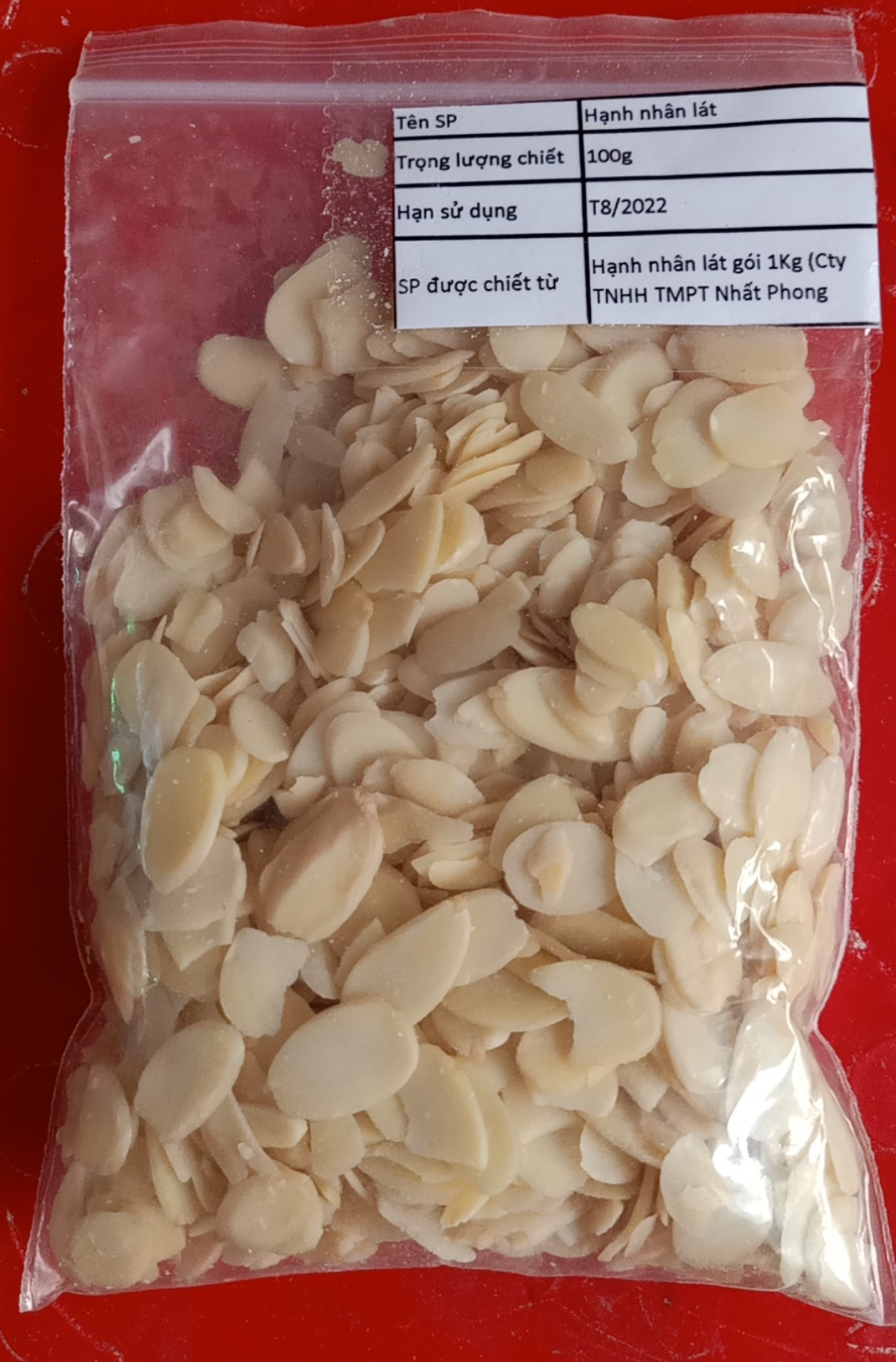 Hạnh nhân cắt lát - almond slices