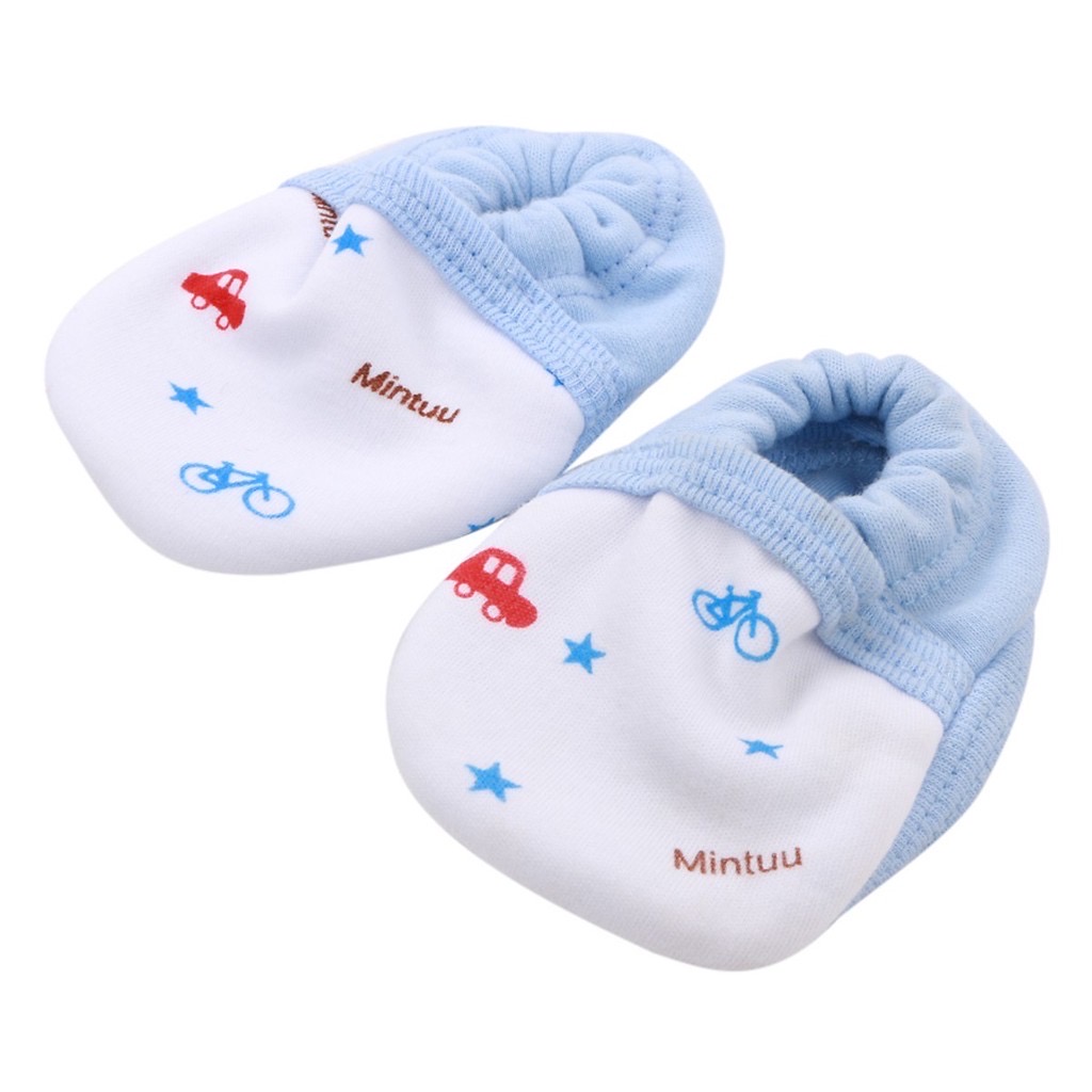 Combo 2 đôi giày vải Mintuu cho bé 1-3 tháng tuổi