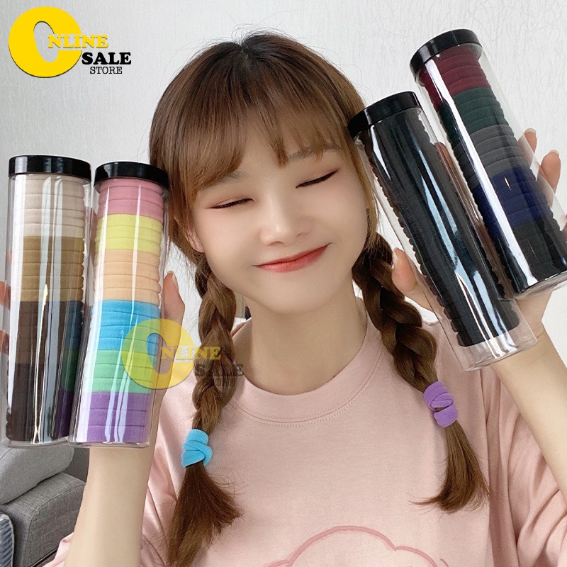 Combo 20 Dây thun cột tóc phong cách Hàn Quốc DBT20