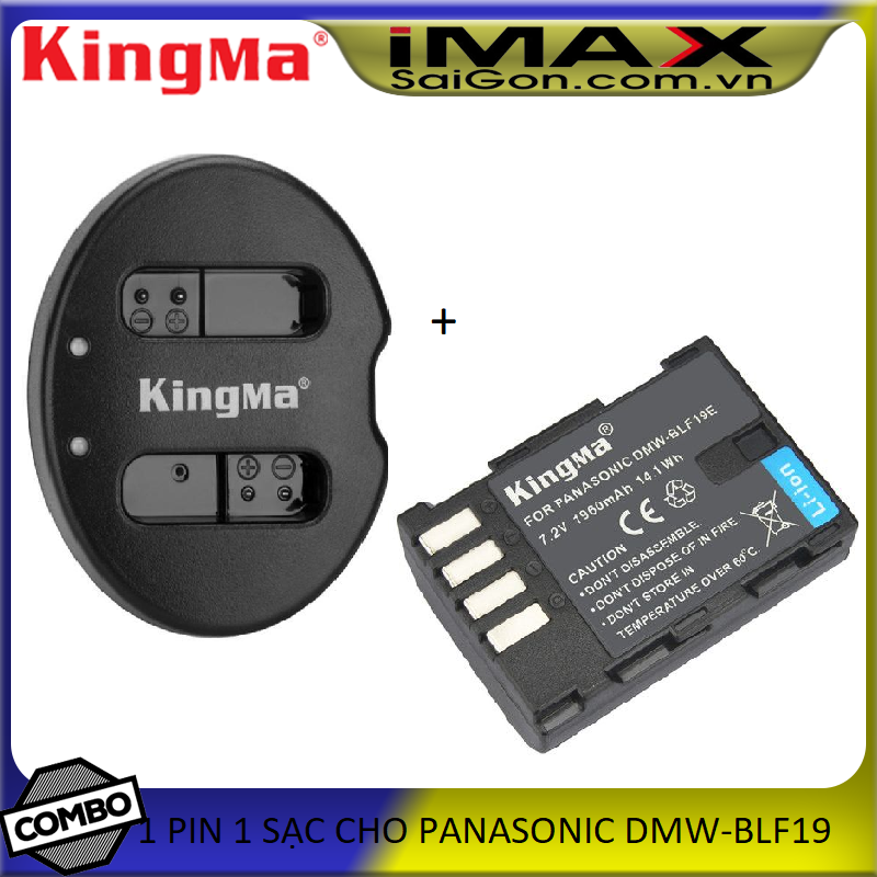 [HCM]PIN  MÁY ẢNH KINGMA CHO PIN DMW-BLF19