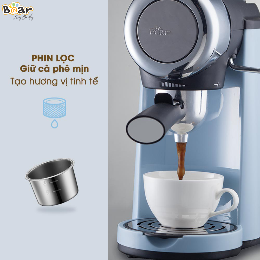 Máy Pha Caphe Bear Tự Động Pha Cafe, Pha Espresso Phong Cách  Ý CF-B02V1