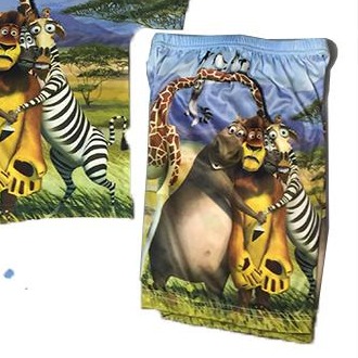 Quần áo bé trai thun lạnh thoáng mát In 3D Hình Sư tử Alex và đồng bọn Kunkun TP036 - Set đồ bộ bé trai cộc tay mùa hè - Thời trang trẻ em cao cấp
