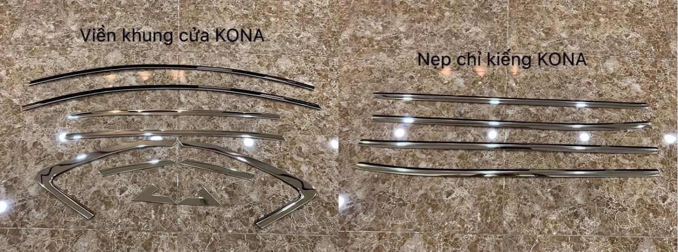 Ốp viền cong kính và chân kính cho Kona có 14 chi tiết