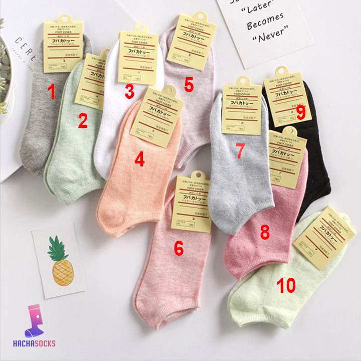 Female Low Ankle Socks Multi Color Japan export