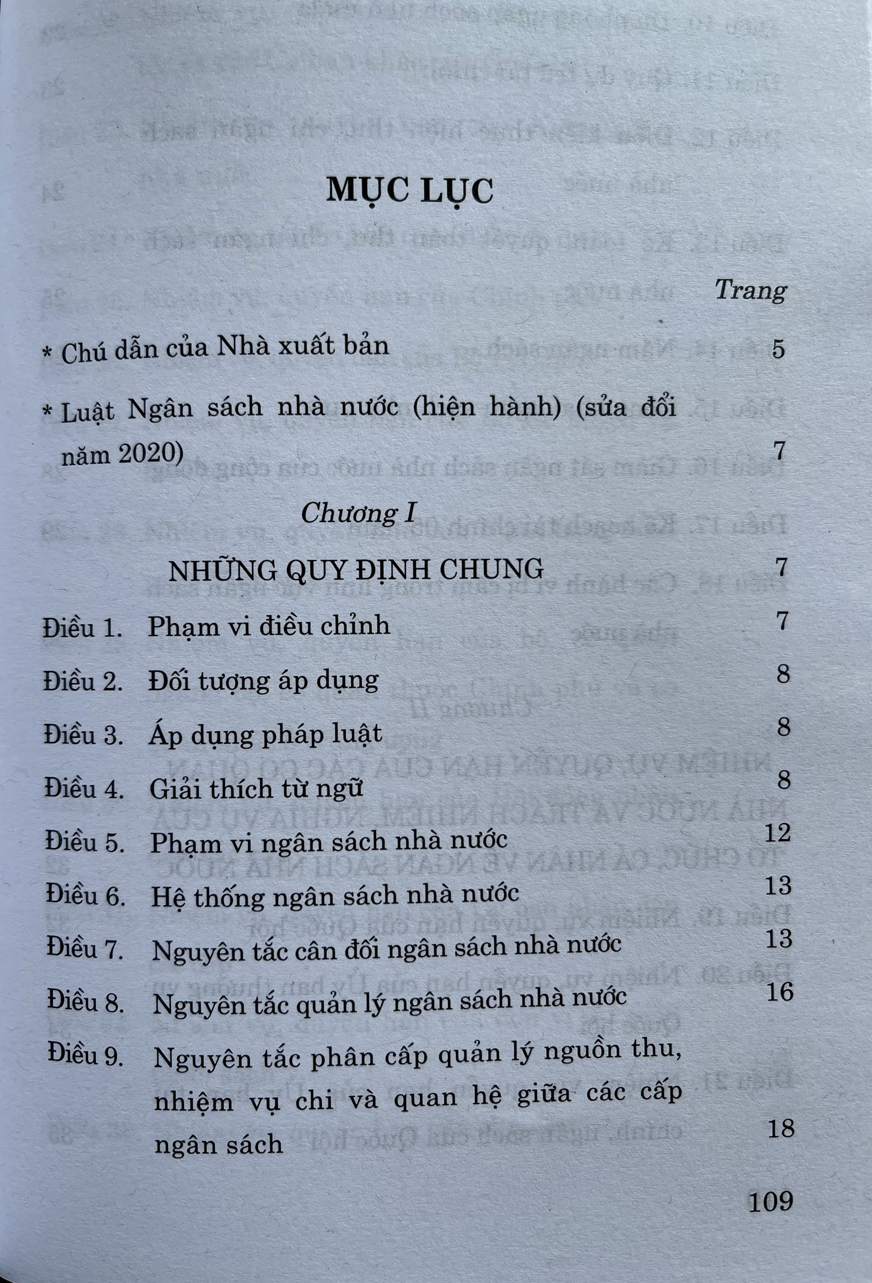 Luật Ngân Sách Nhà Nước ( Hiện hành)