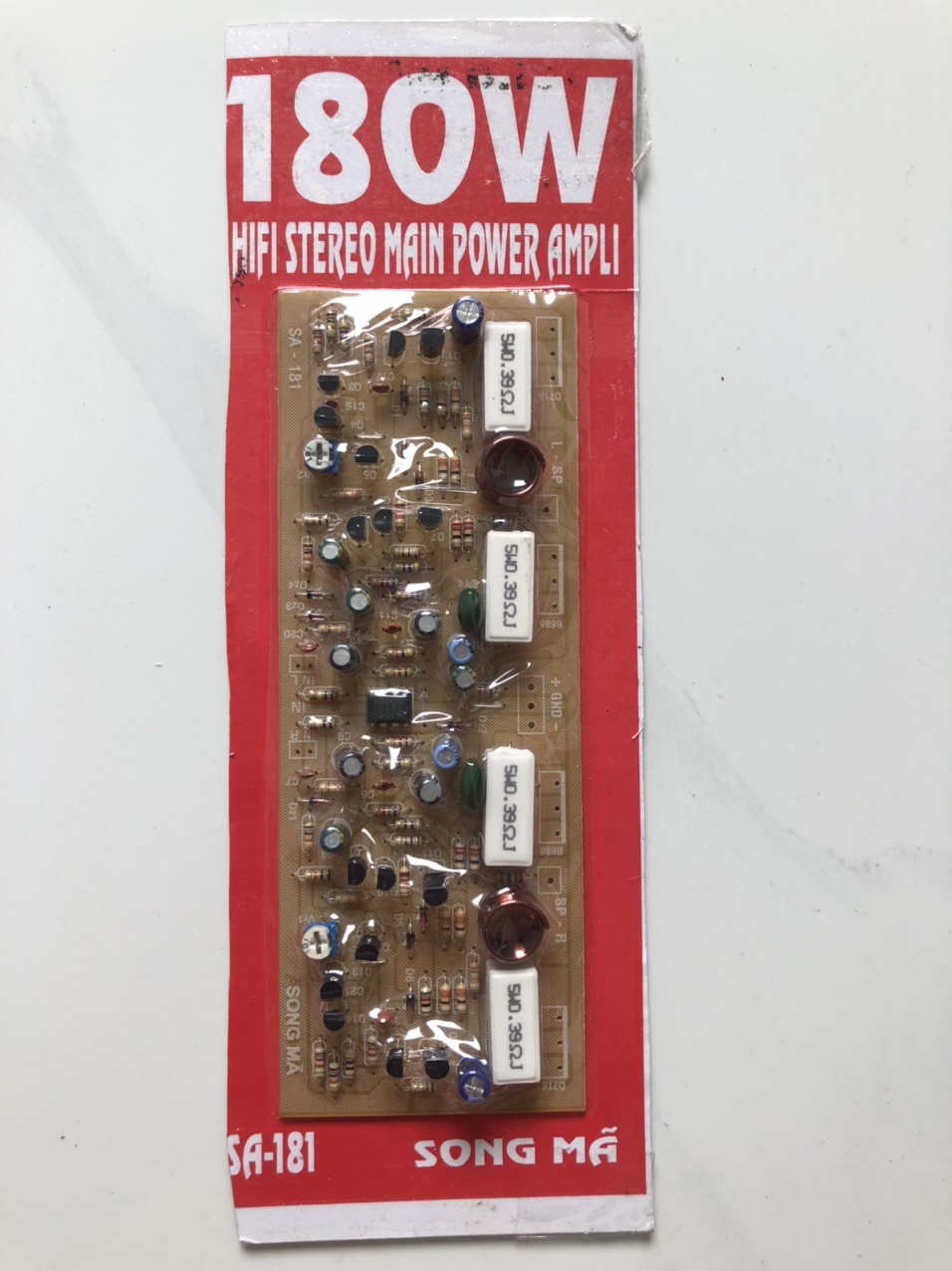 MẠCH CÔNG SUẤT AMPLY 4 SÒ 180W -2 KÊNH