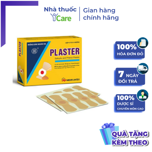 MIẾNG DÁN MỤN CÓC , MẮT CÁ CHÂN PLASTER HỘP 20 MIẾNG - ICARE