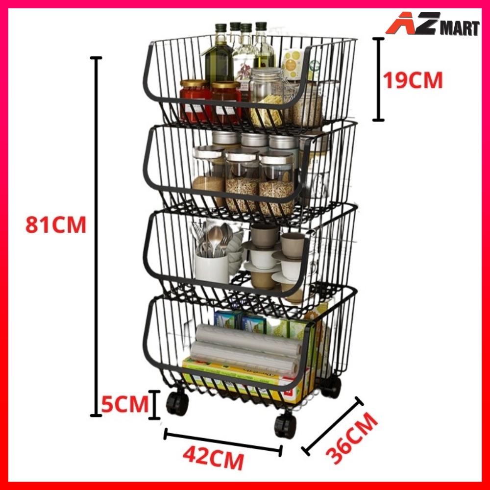 Giá Để Đồ [FREESHIP] Kệ Để Đồ Nhà Bếp Sơn Tĩnh Điện Cao Cấp