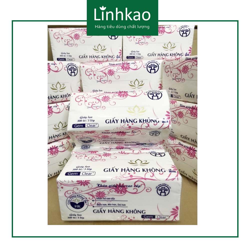 COMBO 5 GÓI KHĂN GIẤY RÚT 300 TỜ