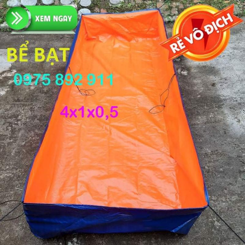 BỂ BẠT NUÔI ỐC , ẾCH ,CÁ , RUỒI LÍNH ĐEN - LOẠI 1