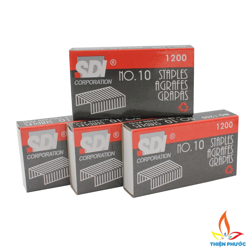 Kim bấm giấy SDI No.10 - No.3 [20 Hộp nhỏ] THIỆN PHƯỚC