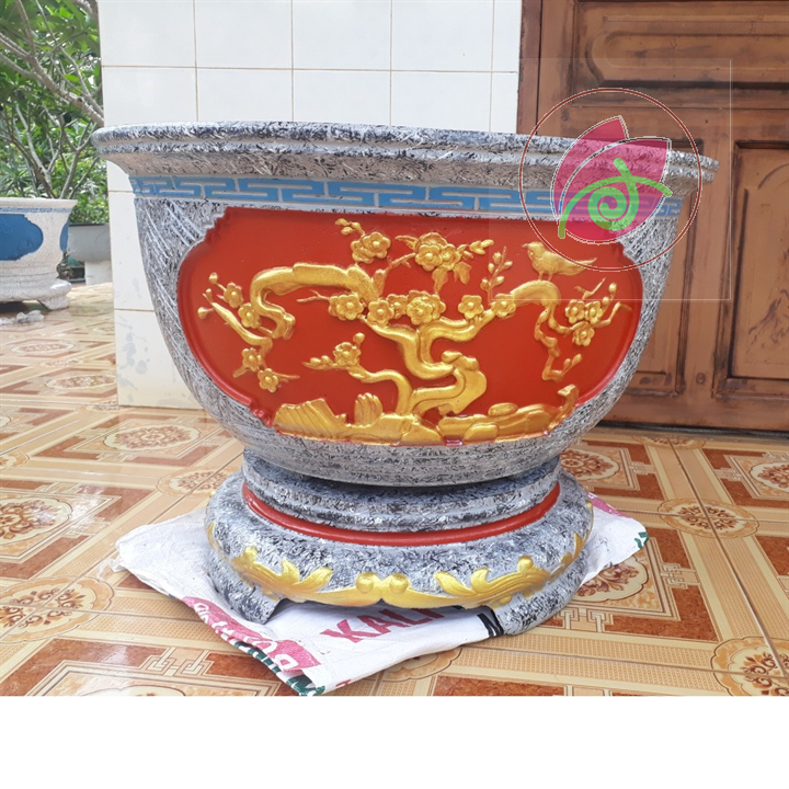 Sơn chậu kiểng màu đỏ chu hệ nước YES 1kg hoặc 5kg