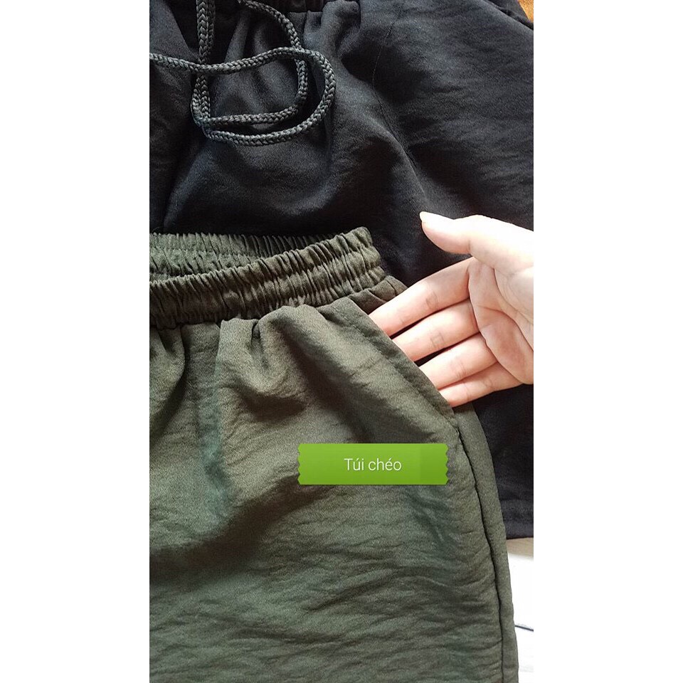 Quần Đùi Đũi- quần short đũi nữ cực mát