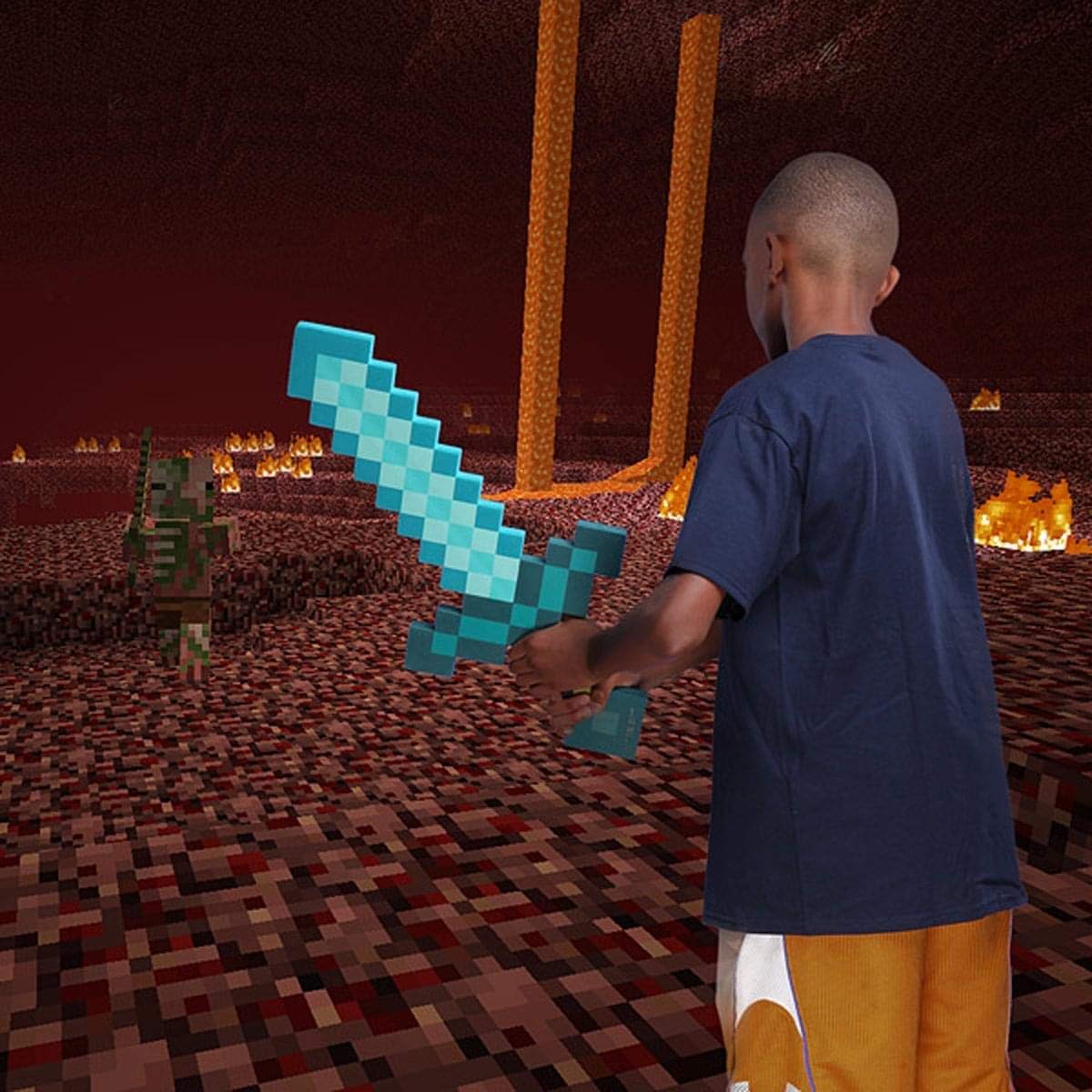 Kiếm Minecraft Diamond