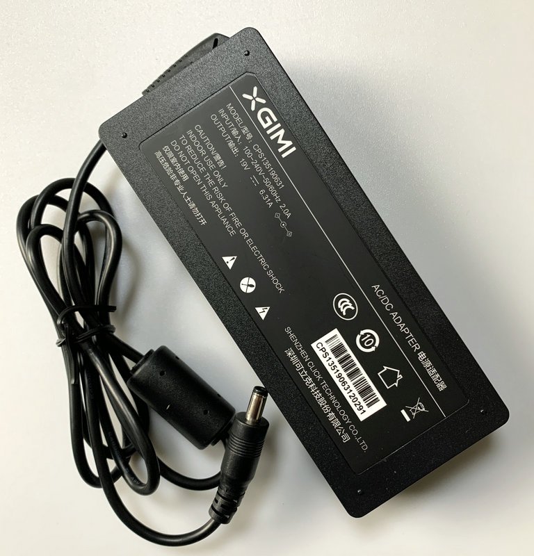 Nguồn 19v 6.31a cho máy chiếu h1 h1s z5 xf09gxf10g xgal01 hàng cao cấp