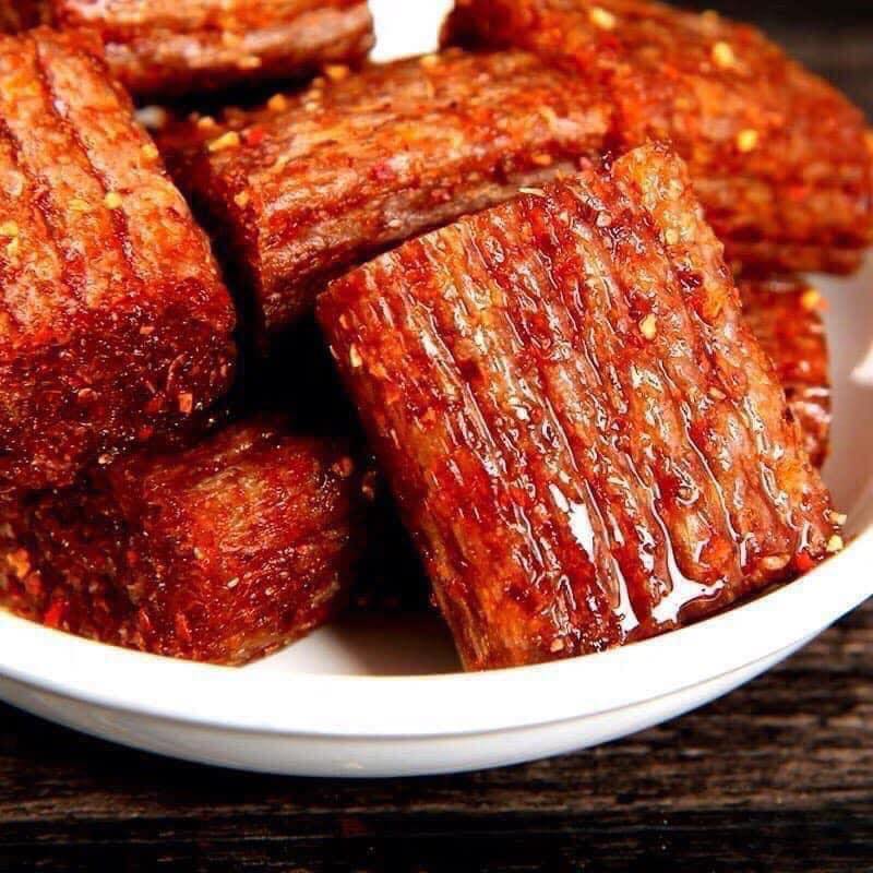 Thịt Hổ Chay - Gói Đen 250gr - Đồ Ăn Vặt