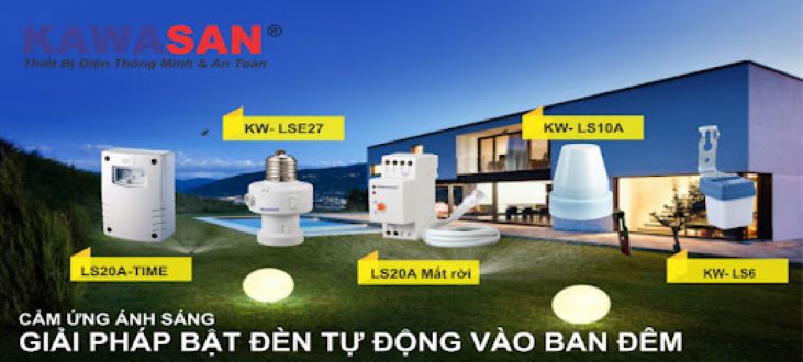 Công tắc cảm ứng ánh sáng Kawasan LS20A-TIME