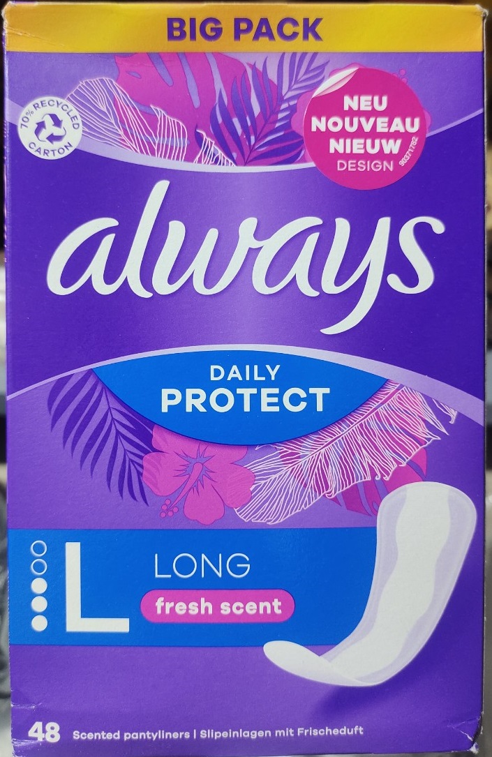 Băng vệ sinh always dailies-nội địa đức,có đủ size dùng cho ban ngày và ban đêm
