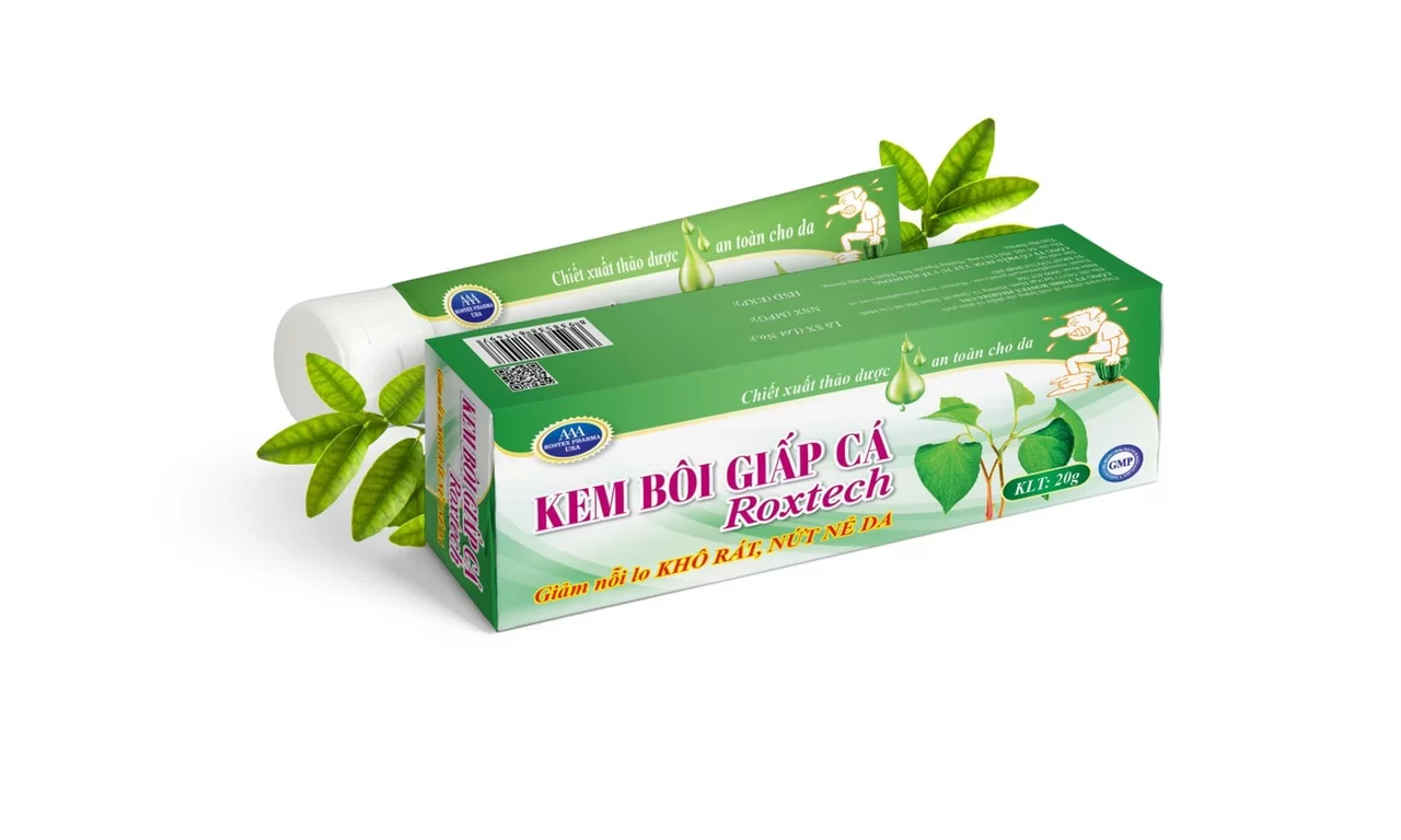 Kem bôi giấp cá roxtech giảm khô rát nứt nẻ da – tuýp 20gr - rostex
