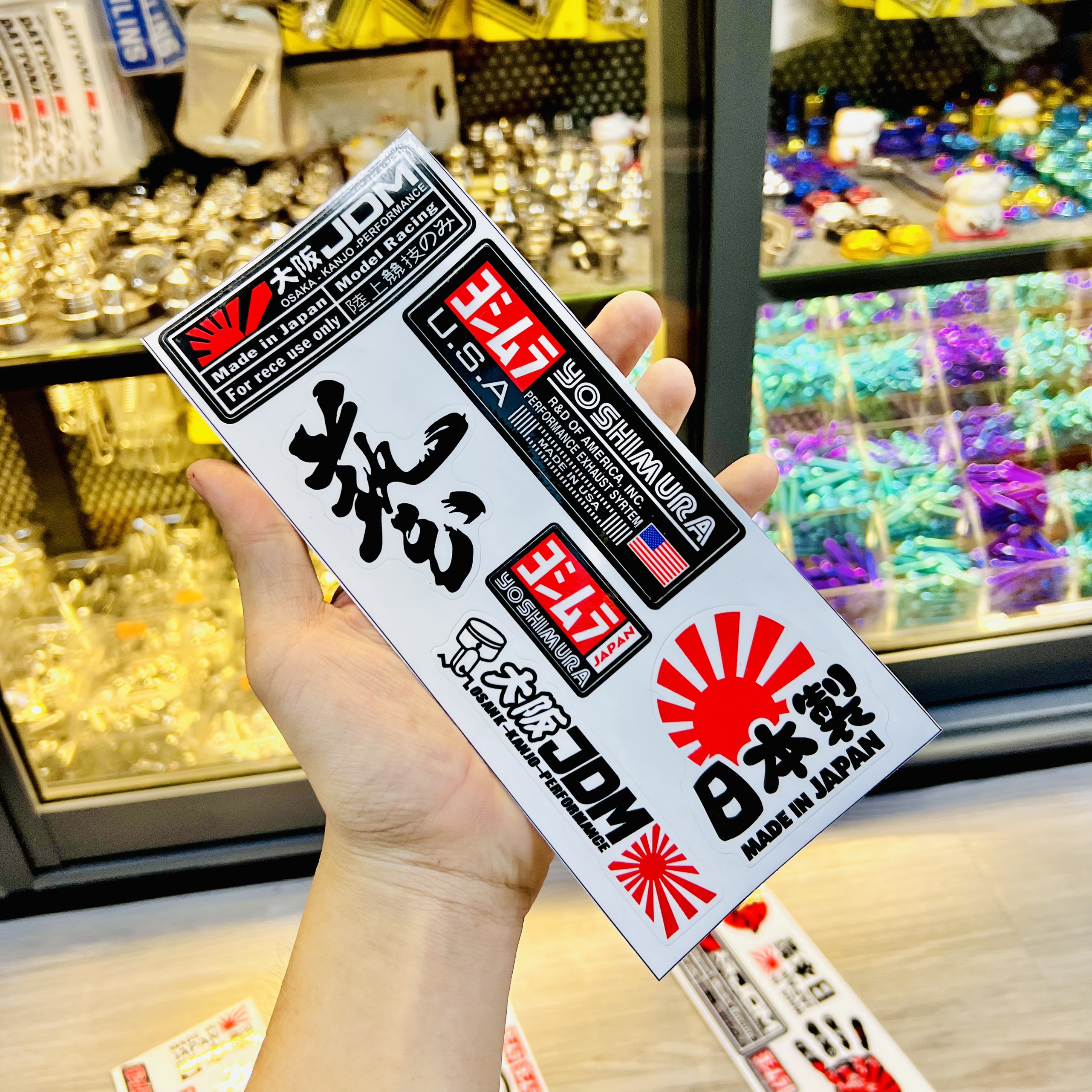 Combo Tem stick JDM/Nhật Bản | YOSHIMURA - Decal MADE IN JAPAN