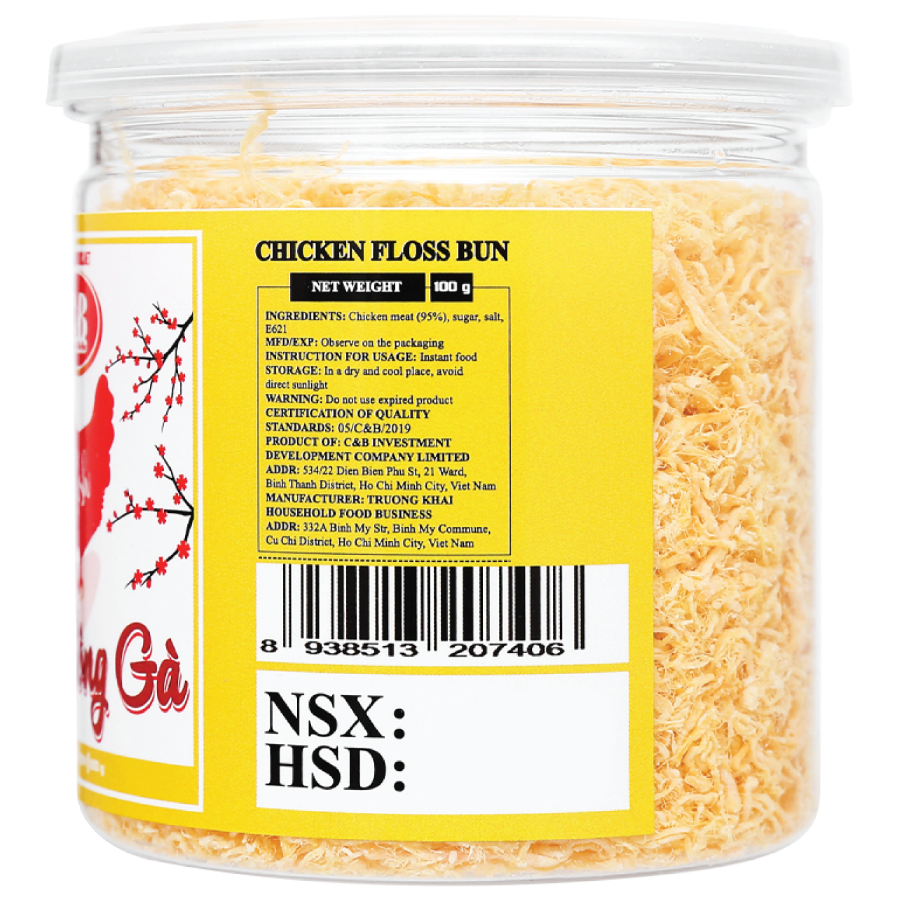 CHÀ BÔNG GÀ C&B HỘP 100G