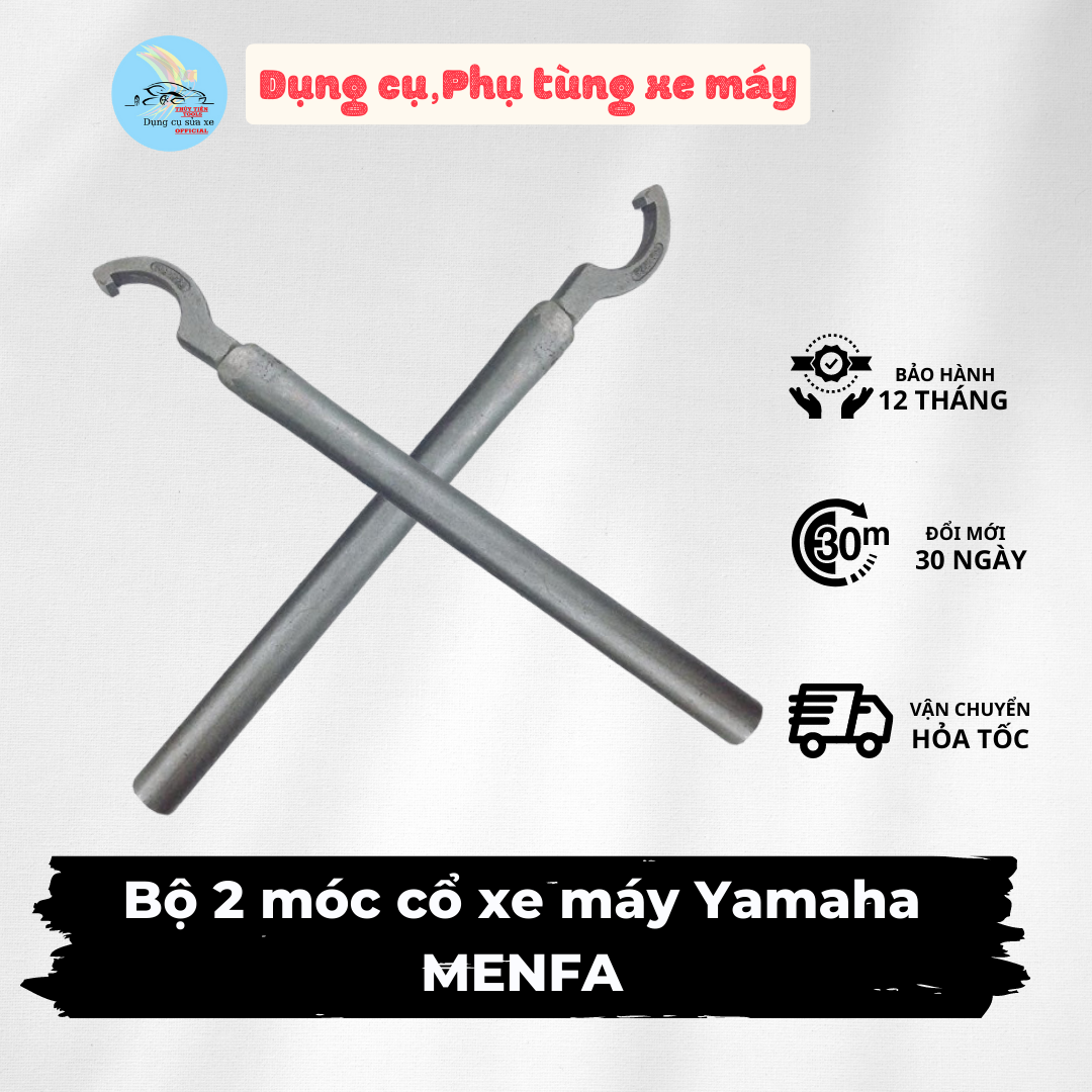 Bộ 2 Móc cổ xe máy Yamaha.( dầy + mỏng ) Menfa Chất Lượng