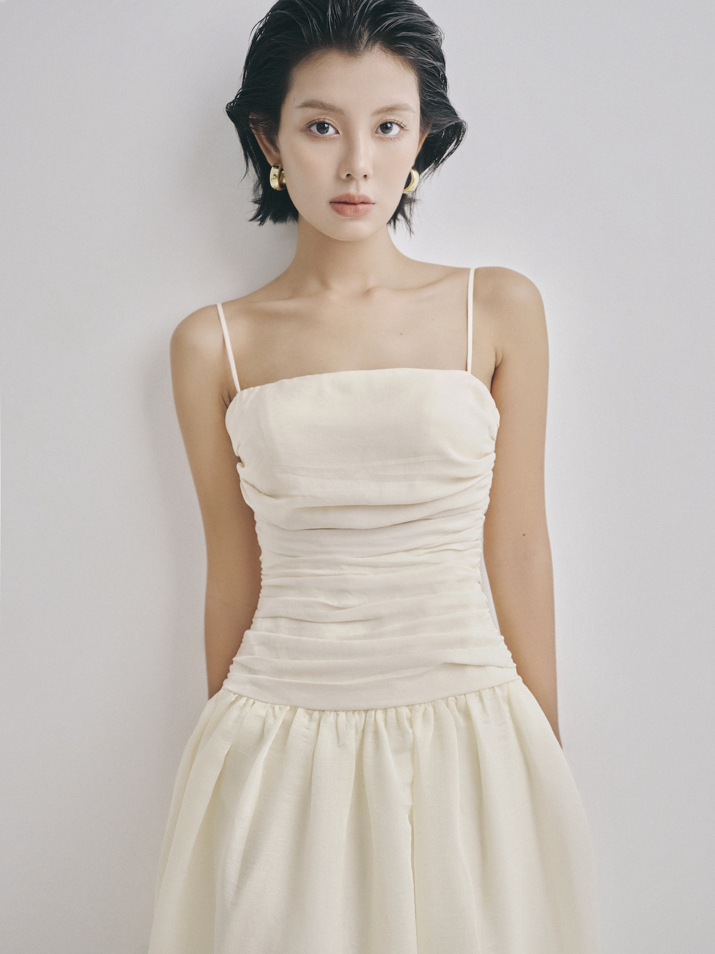 Đầm dài tùng gập - Thea Dress