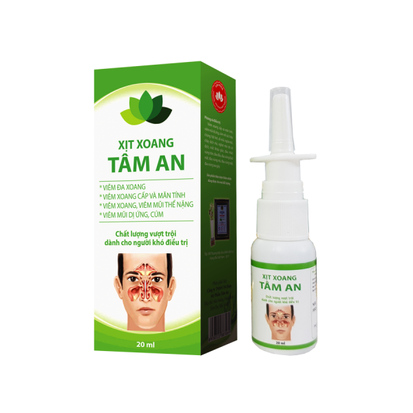 Xịt Xoang Tâm An dứt điểm viêm xoang