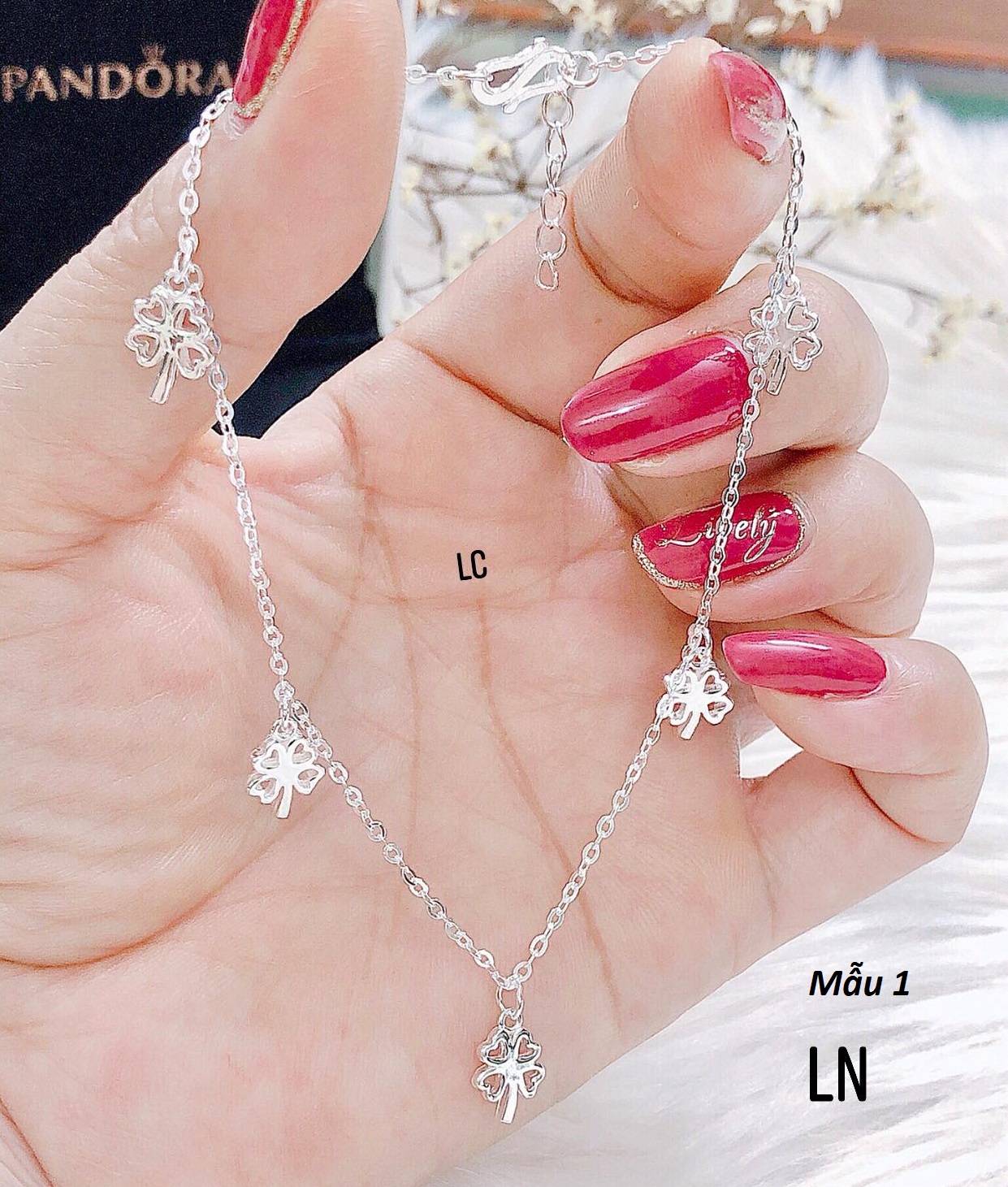 Lắc chân bạc ta các mẫu MS94